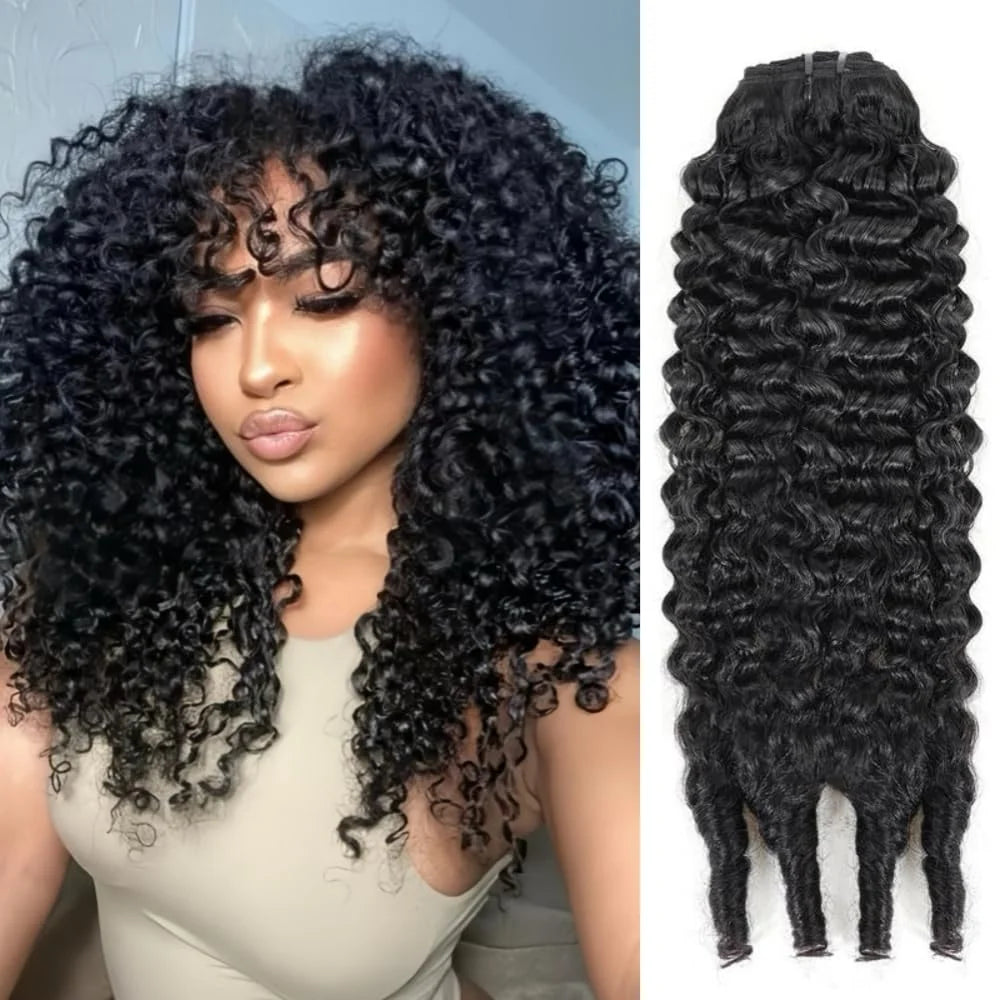 Burmese Curly Bundles Brazilian Virgin Hair 3 Bundles Water Weave with Spiral Curly End Raw Human Hair Extensions ISEE Hair