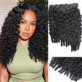 Burmese Curly Bundles Brazilian Virgin Hair 3 Bundles Water Weave with Spiral Curly End Raw Human Hair Extensions ISEE Hair